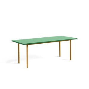 Hay Two Colour Table 200x90 cm - Ochre Powder / Green Mint