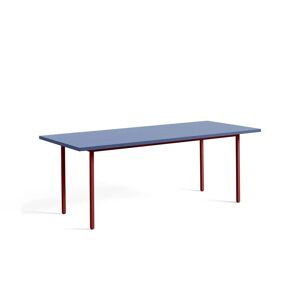 Hay Two Colour Table 200x90 cm - Maroon Red Powder / Blue