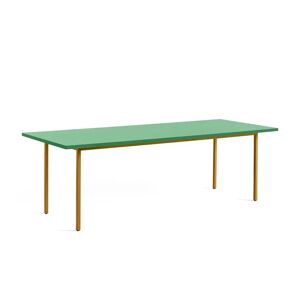Hay Two Colour Table 240x90 cm - Ochre Powder / Green Mint