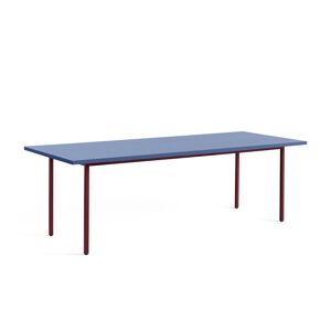 Hay Two Colour Table 240x90 cm - Maroon Red Powder / Blue