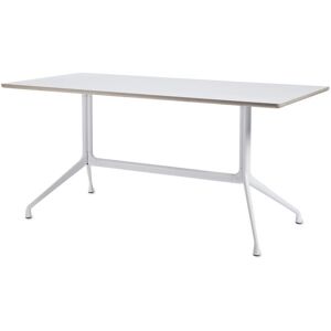 Hay AAT10 Table 180x90 cm - White Powder Coated Aluminium/White Laminate