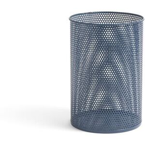 HAY Perforated Papirkurv Medium Ø: 25 cm - Petrol Blue