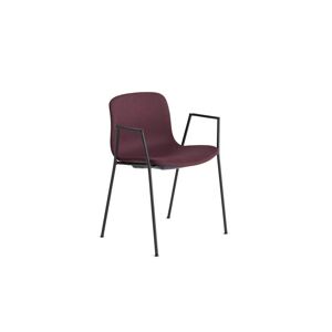 HAY AAC 19 About A Chair SH: 46 cm - Black Powder Coated Steel/Fiord 591