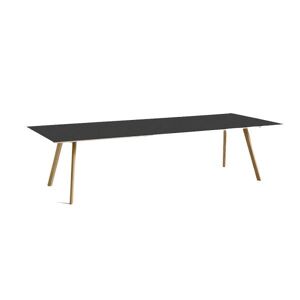 HAY CPH 30 Table 300x120x74 cm - Lacquered Solid Oak/Black Linoleum