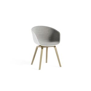 HAY AAC 22 About A Chair Front Upholstery SH: 46 cm - Lacquered Oak Veneer/White/Remix 123