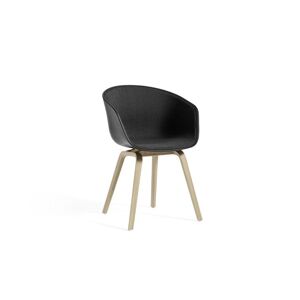 Hay AAC 22 About A Chair Front Upholstery SH: 46 cm - Lacquered Oak Veneer/Black/Remix 183
