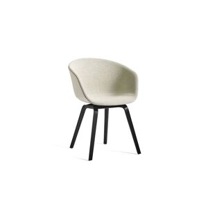 Hay AAC 23 About A Chair SH: 46 cm - Black Lacquered Oak Veneer/Coda 100
