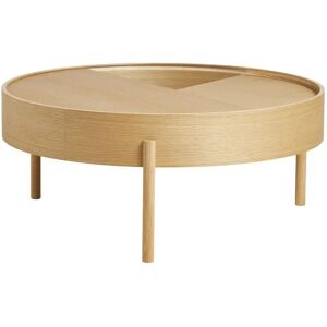 Woud Arc Coffee Table Ø: 89 cm - Oiled Oak