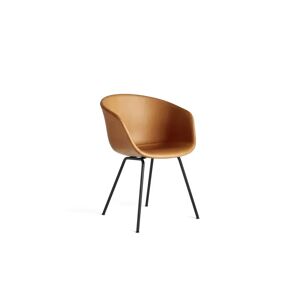 HAY AAC 27 About A Chair SH: 46 cm - Black Powder Coated Steel/Sense Cognac