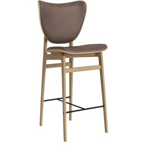 NORR11 Elephant Bar Chair SH: 75 cm - Natural Oak/Dunes Dark Brown 21001