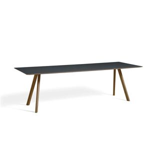 HAY CPH 30 Table 250x90x74 cm - Lacquered Solid Walnut/Dark Grey Linoleum