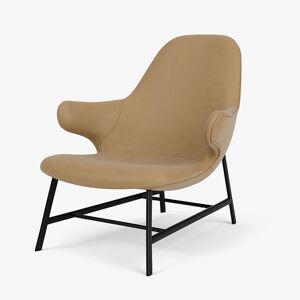 &Tradition Catch JH13 Lounge Chair SH: 36 cm - Black/Cognac Leather