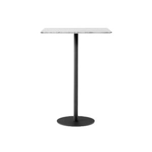 &Tradition In Between SK21 Bar Table 60x70 cm - Bianco Carrara Marble/Black Base