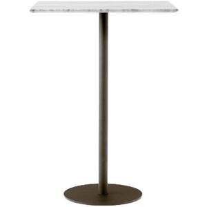 &Tradition In Between SK21 Bar Table 60x70 cm - Bianco Carrara Marble/Bronzed Base