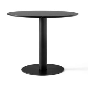 &Tradition In Between SK18 Dining Table Ø: 90 cm - Nero Marquina Marble/Black Base