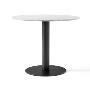 &Tradition In Between SK18 Dining Table Ø: 90 cm - Bianco Carrara Marble/Black Base