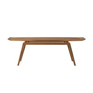 Warm Nordic Surfboard Coffee Table L: 152 cm - Oiled Solid Teak