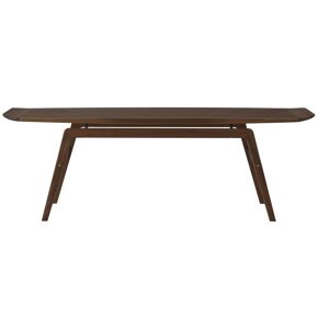 Warm Nordic Surfboard Coffee Table L: 152 cm - Oiled Solid Walnut