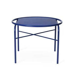 Warm Nordic Secant Table Round Ø: 60 cm - Cobalt Blue Glass/Cobalt Blue