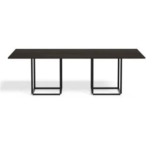 New Works Florence Dining Table Rectangular 110x240 cm - Smoked Oak / Black