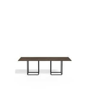 New Works Florence Dining Table Rectangular 110x240 cm - Walnut / Black
