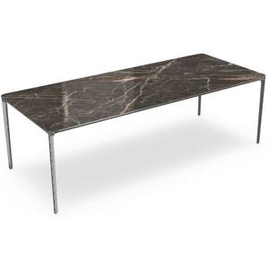 SOVET Slim Rectangular 240x100 cm - Chrome/Ceramics Ombra di Caravaggio