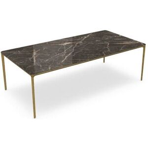 SOVET Slim Rectangular 240x120 cm - Burnished Brass/Ceramics Ombra di Caravaggio