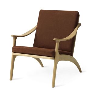 Warm Nordic Lean Back Lounge Chair SH: 41 cm - Oak/Terra