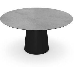 SOVET Totem Dining Table Ø: 150 cm - Black/Ceramics Grey