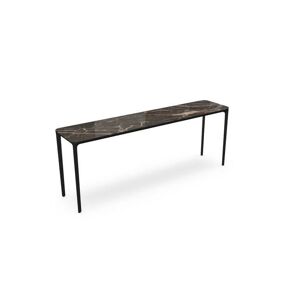 SOVET Slim 4 Legs Console L: 200 cm - Black/Ceramics Ombra di Caravaggio