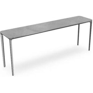 SOVET Slim 4 Legs Console L: 200 cm - Chrome/Ceramics Grey