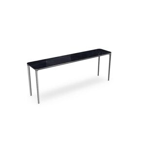 SOVET Slim 4 Legs Console L: 200 cm - Chrome/Ceramics Polished Marquinia