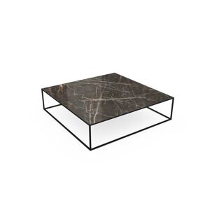 SOVET Quadro Sofabord 140x140 cm - Black/Ceramics Ombra di Caravaggio