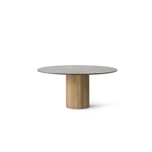 Vipp 495 Cabin Round Table Ø: 150 cm - Light Oak/Grey Marble