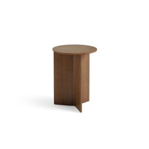 HAY Slit Table Wood High H: 47 cm - Walnut