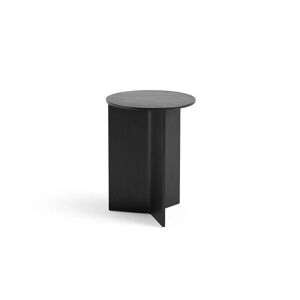 HAY Slit Table Wood High H: 47 cm - Black