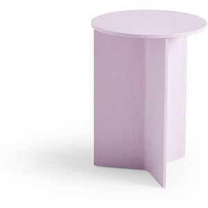 Hay Slit Table Wood High H: 47 cm - Pink