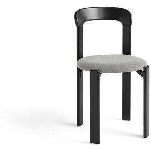 Hay Rey Chair Upholstery SH: 44 cm - Deep Black/Steelcut Trio 124