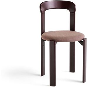 HAY Rey Chair Upholstery SH: 44 cm - Grape Red/Steelcut Trio 416