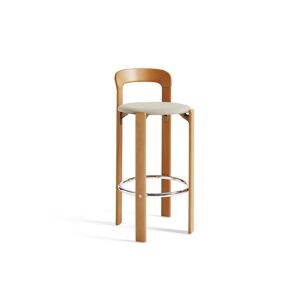 Hay Rey Bar Stool Upholstery SH: 75 cm - Golden/Steelcut Trio 213