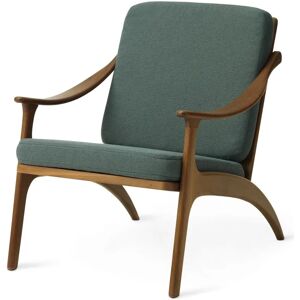 Warm Nordic Lean Back Lounge Chair SH: 41 cm - Teak/Dark Cryan