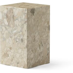 Audo Copenhagen Plinth Tall H: 51 cm - Sand Kunis Breccia