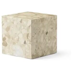 Audo Copenhagen Plinth Cubic H: 40 cm - Sand Kunis Breccia