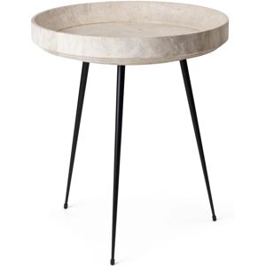 Mater Bowl Table Medium H: 52 cm - Wood Waste Grey