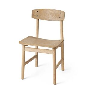 Mater Conscious Chair BM3162 SH: 46 cm - Soaped Oak Coffee Light