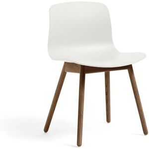 Hay AAC ECO 12 About A Chair SH: 46 cm - Lacquered Solid Walnut/ECO White