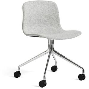 HAY AAC 15 About A Chair SH: 46cm - Polished Aluminium/Hallingdal 116