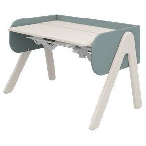 Flexa Woody Skrivebord 120x70 cm - White Washed/Light Teal