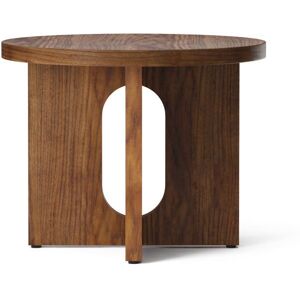 Audo Copenhagen Androgyne Side Table Ø: 50 cm - Walnut/Walnut