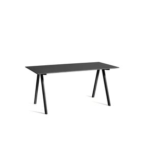 HAY CPH 10 Desk 160x80x74 cm - Lacquered Solid Oak/Black Oak Veneer